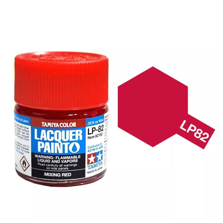 Peinture de base à mélanger, Rouge, pot de 10ml - TAMIYA LP82