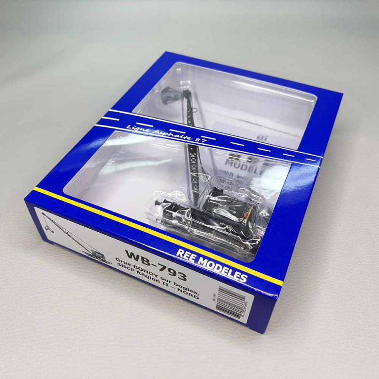 REE WB-793 - Grue Bondy sur bogie, "Région II, Nord", SNCF