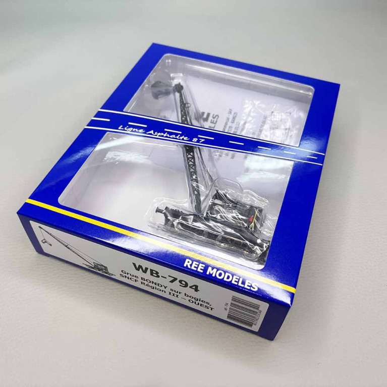 REE WB-794 - Grue Bondy sur bogies, "Région III, Ouest", SNCF