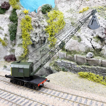 Grue Bondy sur bogies, "Région IV, Sud-Ouest", SNCF - REE WB-795 - HO 1/87