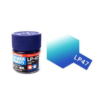 Bleu Nacré Brillant pot de 10ml - Lacquer Paint - TAMIYA LP47