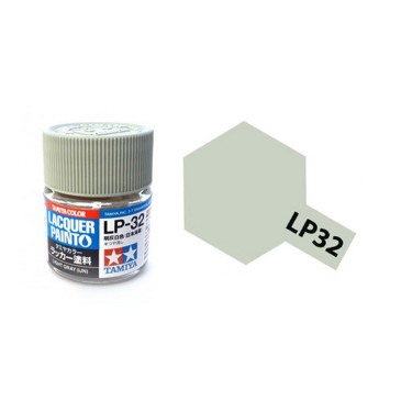 Gris Clair (IJN) satiné pot de 10ml - Lacquer Paint - TAMIYA LP32
