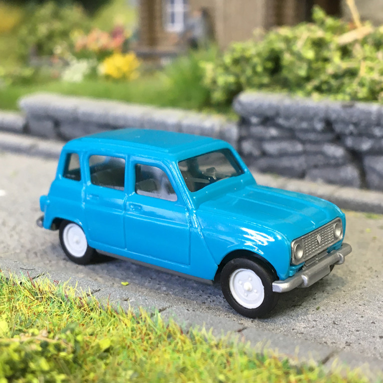 Renault R4, turquoise - HERPA 020190-009 - HO 1/87