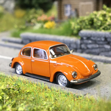 Volkswagen, Beetle 1303, orange - HERPA 421096-002- HO 1/87