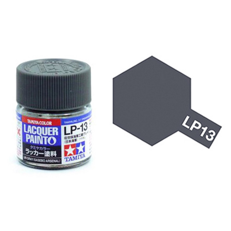 Gris (IJN) Sasebo mat pot de 10ml - Lacquer Paint - TAMIYA LP13
