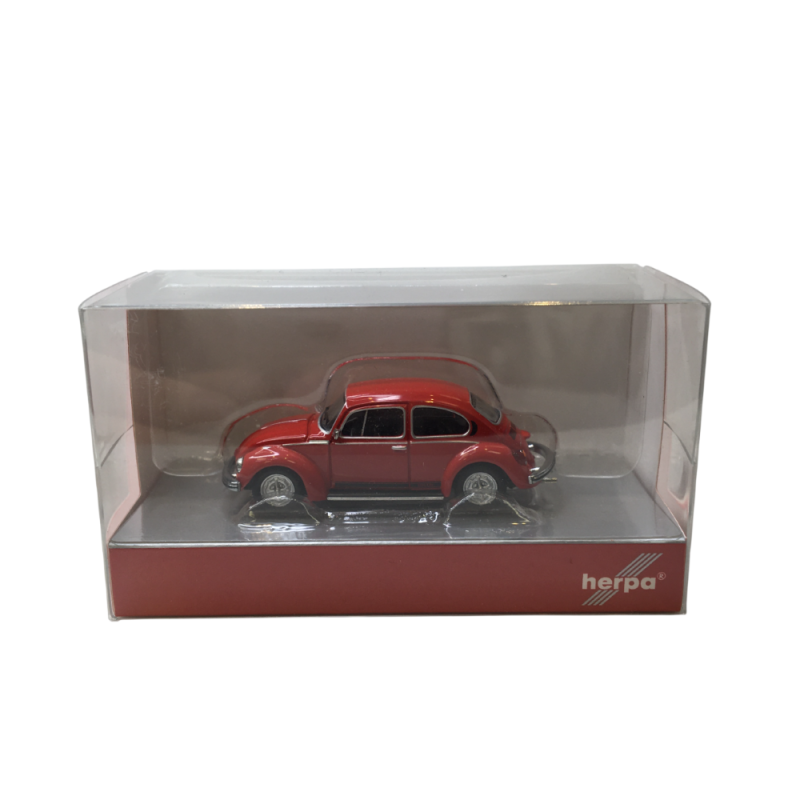 Volkswagen, Beetle 1303, CITY, rouge - HERPA 421119 - HO 1/87