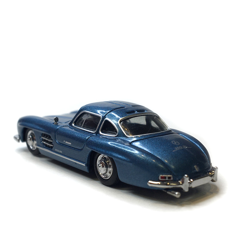 Mercedes-Benz 300 SL, portes papillon, bleu clair - HERPA 430975-002 - HO 1/87