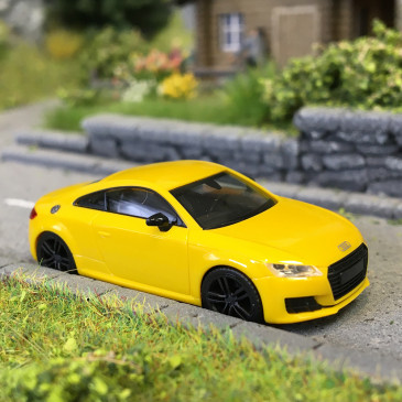 Audi TT Coupé, jaune - HERPA 028356-002 - HO 1/87