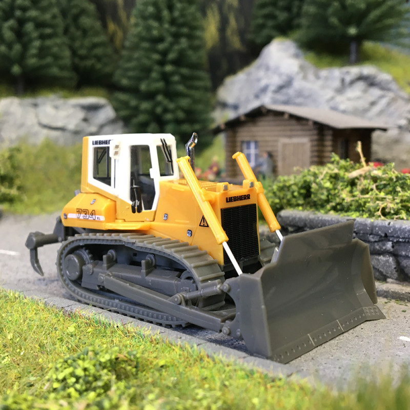 Liebherr, Bulldozer PR 734 Litronic - HERPA 151689 - HO 1/87