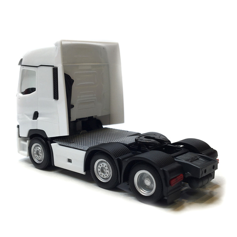 Renault T, facelift rigid tractor, 6x2, blanc- HERPA 315104-003 - HO 1/87