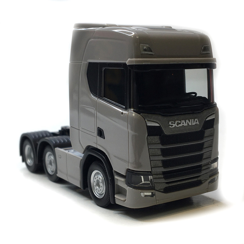 Tracteur porteur, Scania CS 20HD, gris - HERPA 307543-004 - HO 1/87