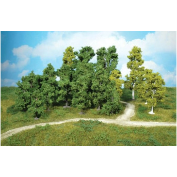 14 Arbres, 9-18cm - HEKI 1952 - HO, TT