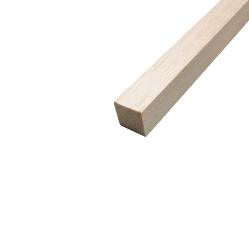 Profilé carré en bois de Balsa, 25x25mm - KAVAN KAV60.1312525