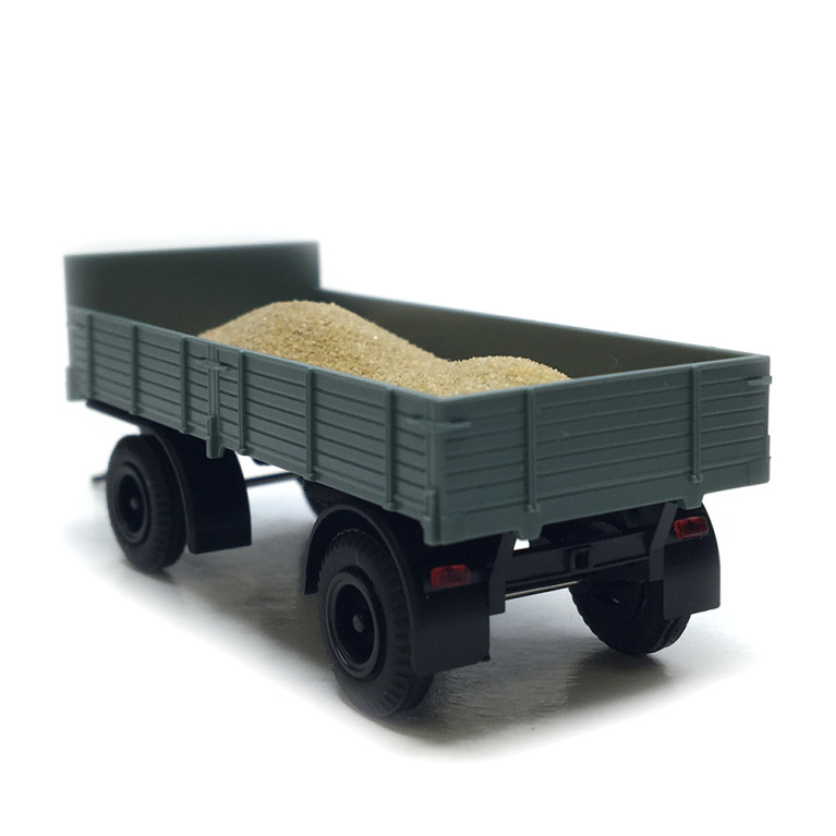 Remorque, IFA HL80, tas de sable - BUSCH 53325 - HO 1/87