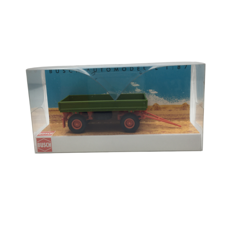 Remorque, IFA HW60.11, vert - BUSCH 53014 - HO 1/87