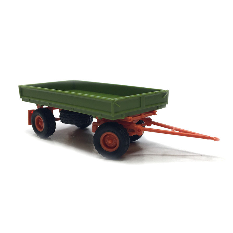 Remorque, IFA HW60.11, vert - BUSCH 53014 - HO 1/87