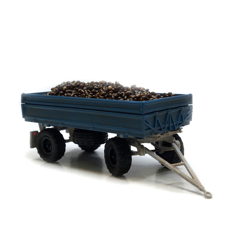 Remorque, IFA HW60, chargement de betteraves - BUSCH 53017 - HO 1/87