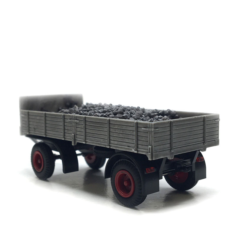 Remorque, IFA HL80, chargement de charbon - BUSCH 53324 - HO 1/87