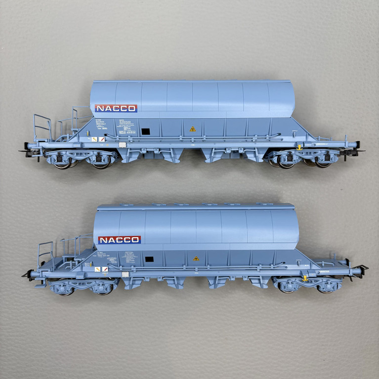 2 wagons trémies à bogies type Taoos, NACCO - JOUEF HJ6230