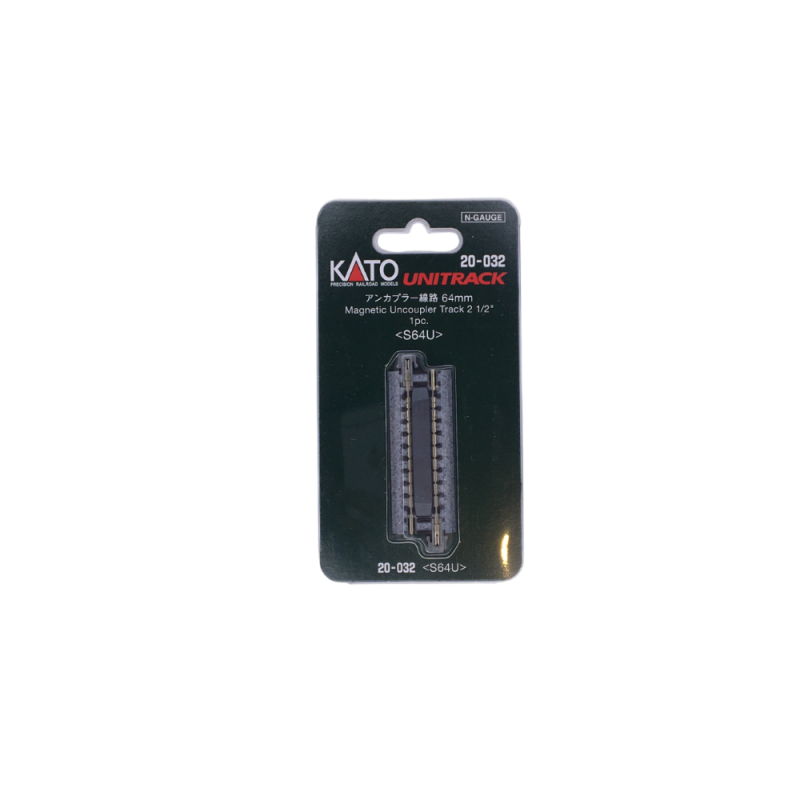 Rail découpleur magnétique, 64mm, 2 1/2 - KATO 20-032 - N 1/160