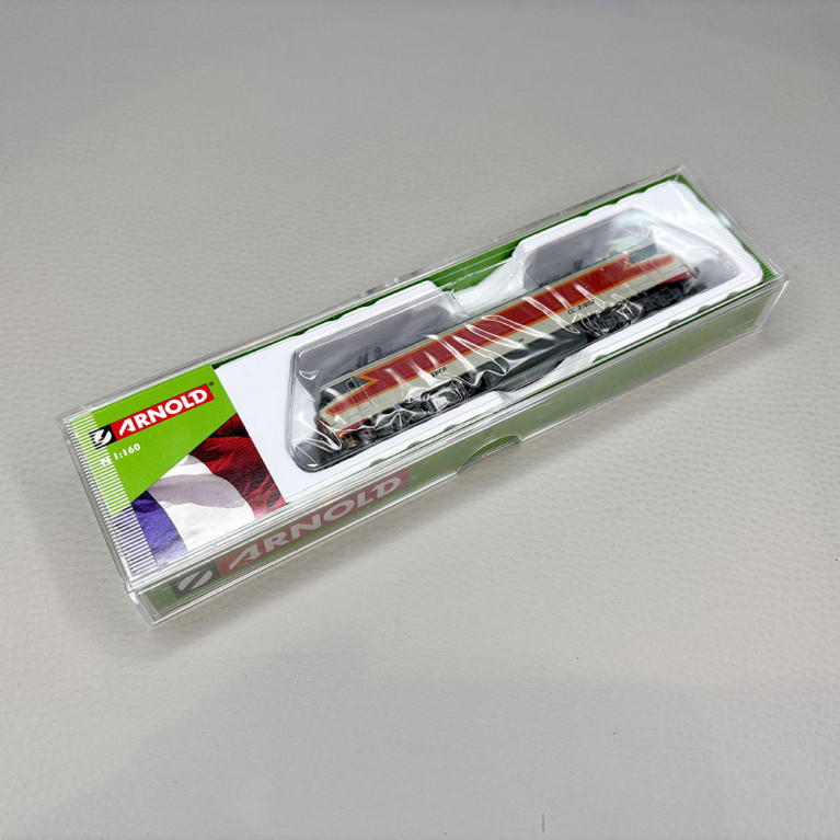 Locomotive électrique CC 21002, "livrée béton, logo Beffara", SNCF - ARNOLD HN2648S