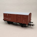 Wagon couvert 2 essieux type Gkks, DSB - PIKO 27732
