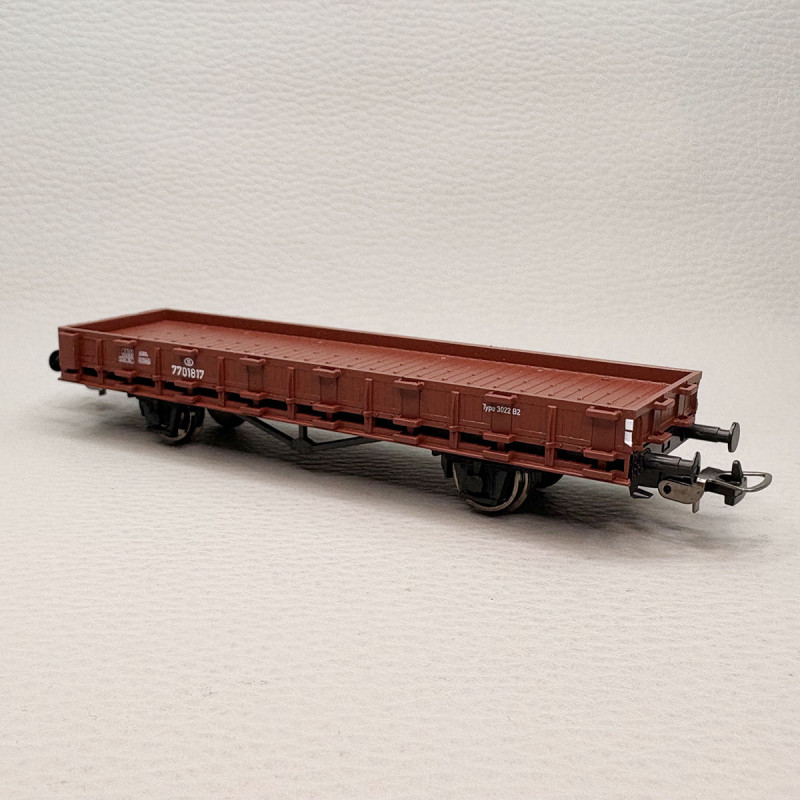 Wagon plat à rebords bas de type Wg, SNCB - PIKO 27737