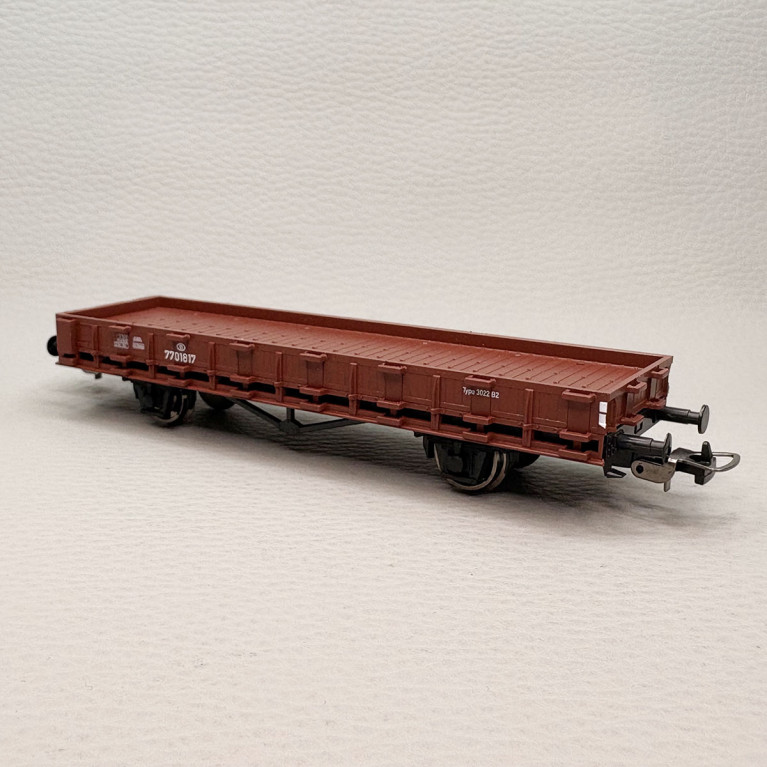 Wagon plat à rebords bas de type Wg, SNCB - PIKO 27737