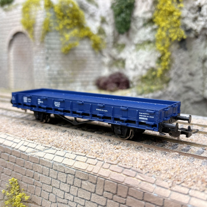 Wagon plat à rebords bas de type Wg, PKP, Ep. VI - PIKO 54346 - HO 1/87