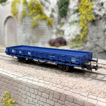 Wagon plat à rebords bas de type Wg, PKP, Ep. VI - PIKO 54346 - HO 1/87