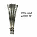 Rail aiguillage triple 239mm 15 degrés R9 code 100 -HO-1/87-PIKO 55225