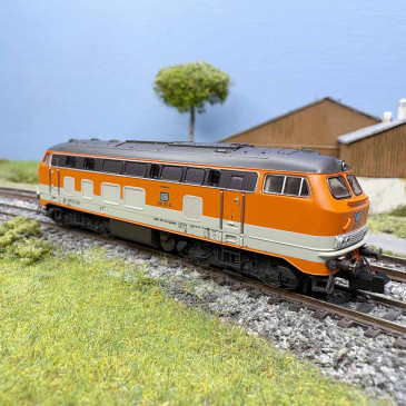 Locomotive électrique 218 117-0, "NeSA Railroad Operating Cie" DB, Ep. VI, digital son - MINITRIX 16826 - N 1/160