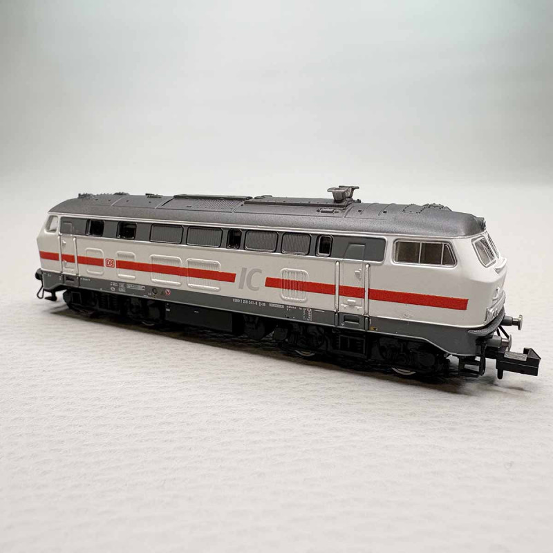 Locomotive électrique 218 341-6, "version IC" DB - MINITRIX 16827