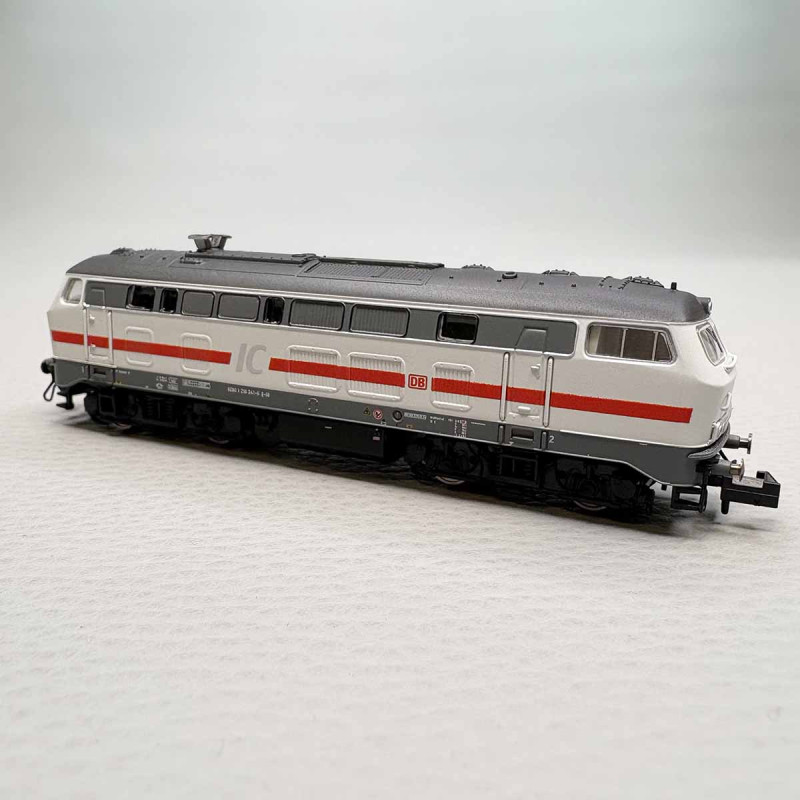 Locomotive électrique 218 341-6, "version IC" DB - MINITRIX 16827