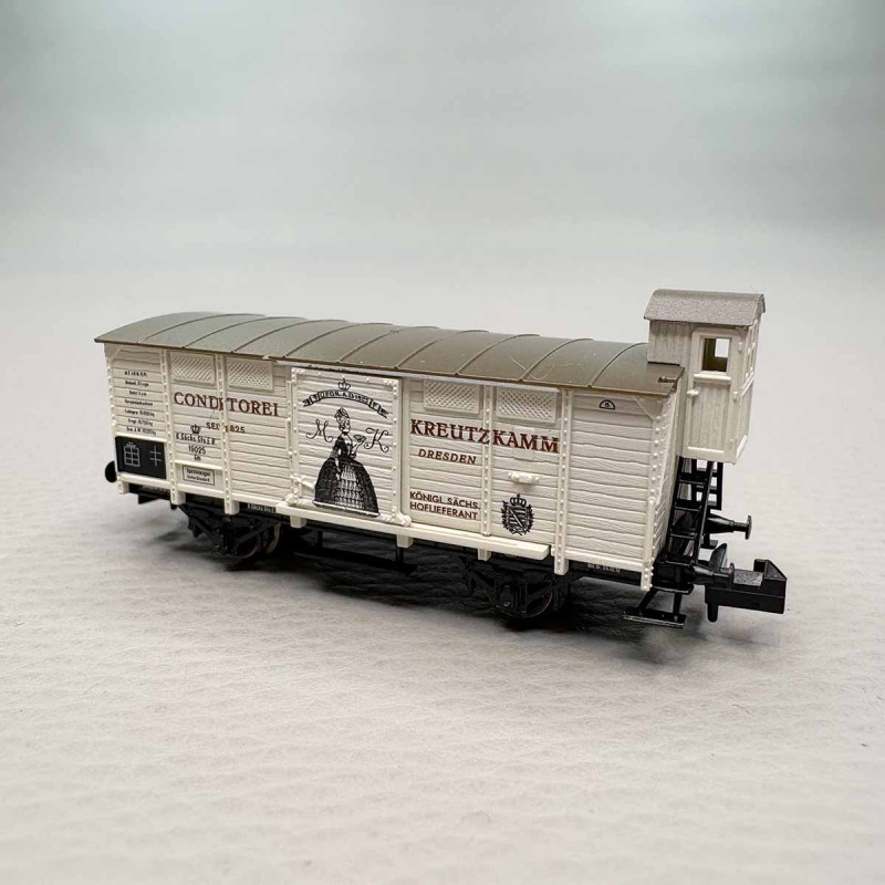 Wagon isotherme type G02, Pâtisserie "Kreutzkamm", K.Sächs.Sts.EB. - MINITRIX 18993