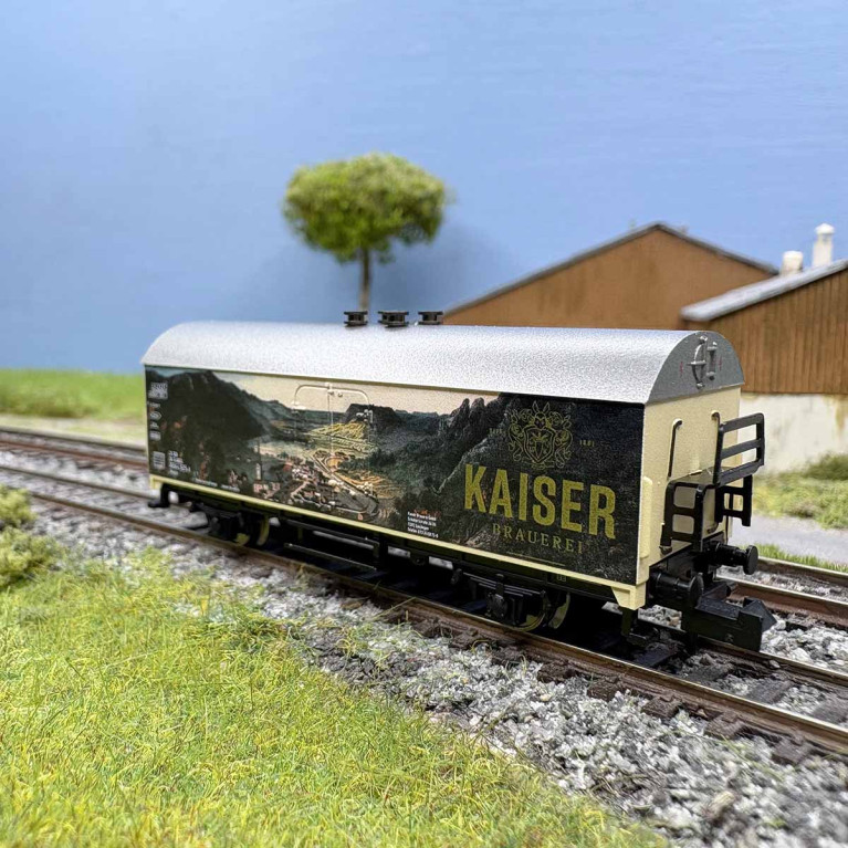 Wagon frigorifique de type Ibopqs, transport de bière "Kaiser", Ep. VI - MINITRIX 18105 - N 1/160