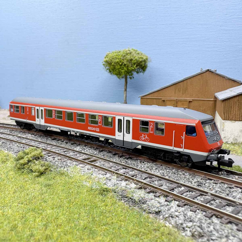 Voiture pilote de type Bnrbdzf 480.1, 2CL, "Regio", DB, Ep. VI - MINITRIX 18462 - N 1/160