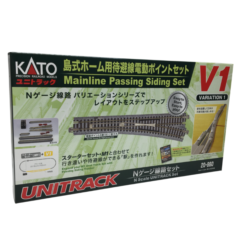 Set de boucle, jeu de variantes V1, Unitrack - KATO 20-860 - N 1/160