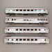 4 voitures Inox, TEE Mistral, "Jules vernes", restaurant / bar, SNCF - JOUEF HJ4205