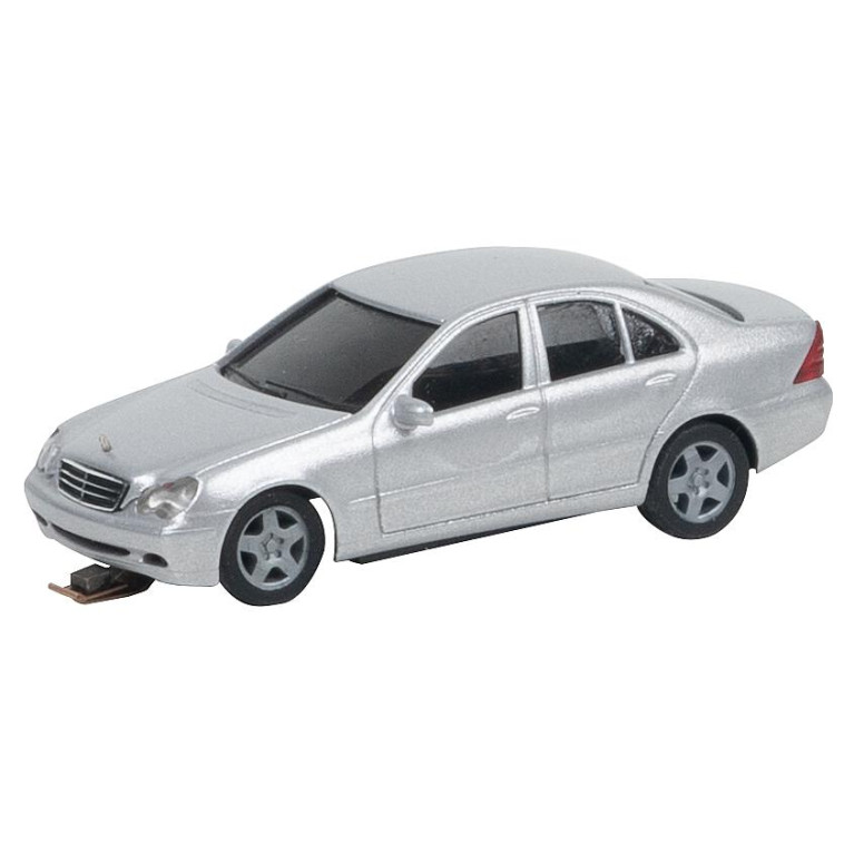 Mercedes Benz, Classe C W 203, argent, HERPA, car system - FALLER 161425 - HO 1/87