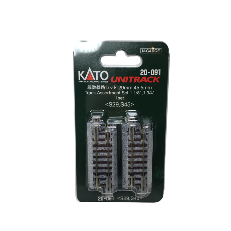 Assortiment de rails droits, S45/S29, Unitrack - KATO 20-091 - N 1/160