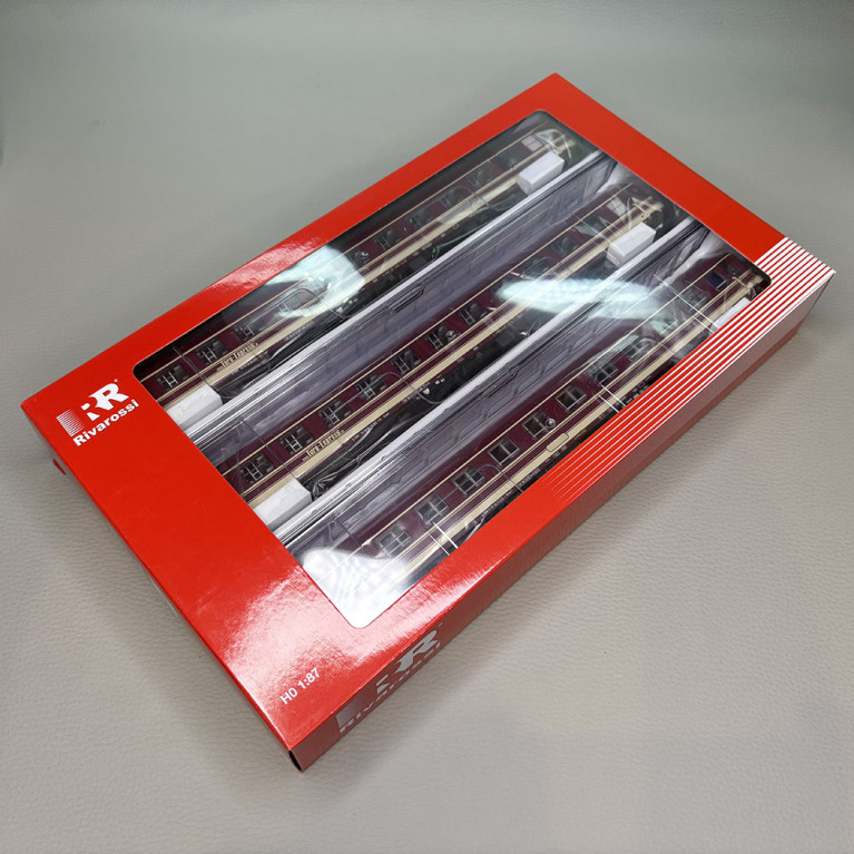 3 voitures couchettes de type Bcm, Euro-Express, DB - RIVAROSSI HR4417