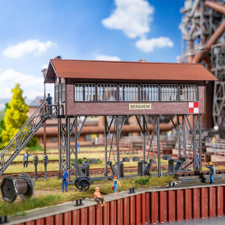Poste d'aiguillage de Bergheim - Faller 120090 - HO 1/87