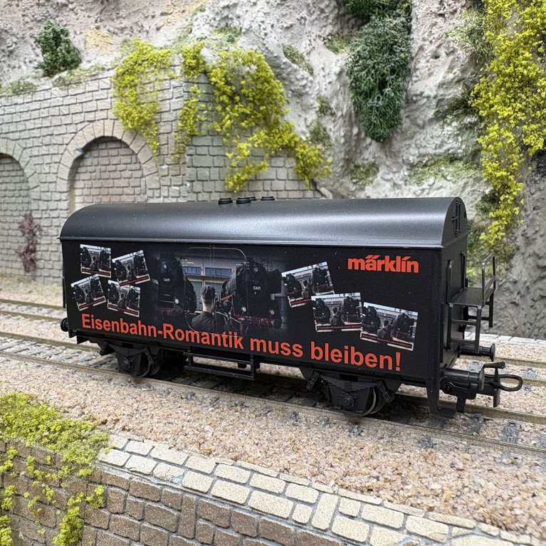 Wagon frigorifique, action caritative "Eisenbahn-Romantik muss bleiben" - MARKLIN 44294 - HO 1/87
