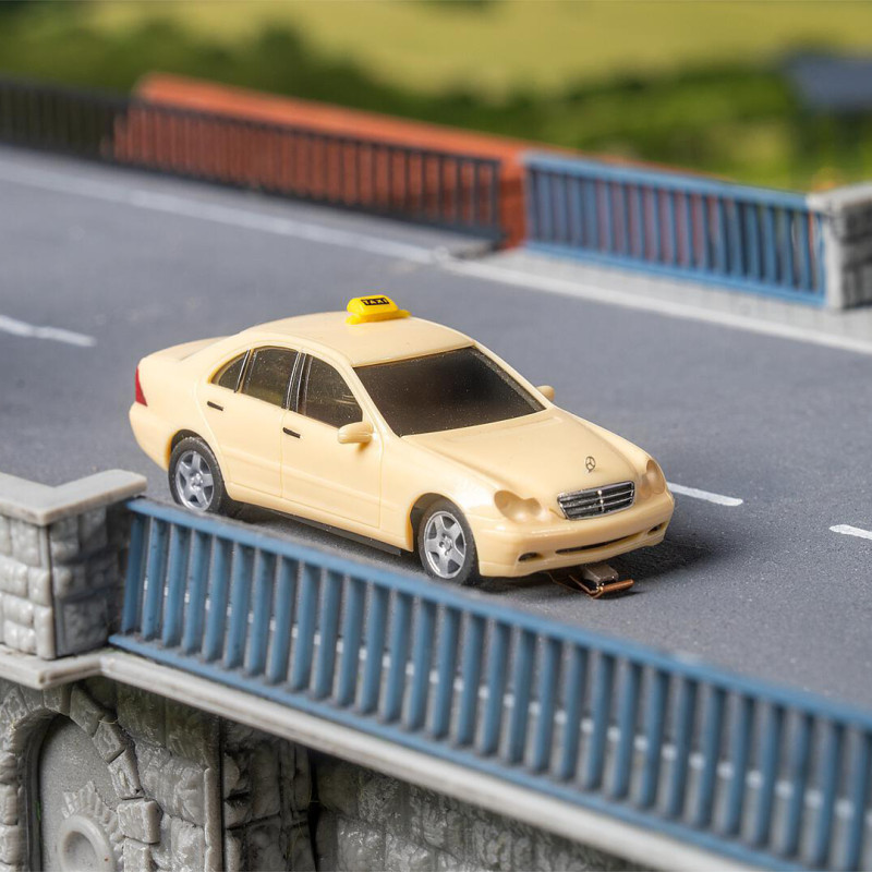 Mercedes Benz, Classe C, Taxi, HERPA, car system - FALLER 161426 - HO 1/87