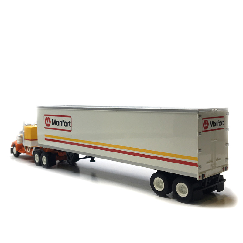 Semi remorque frigorifique, Kenworth W900, Montfort, 1977 - BREKINA 86257 - HO 1/87