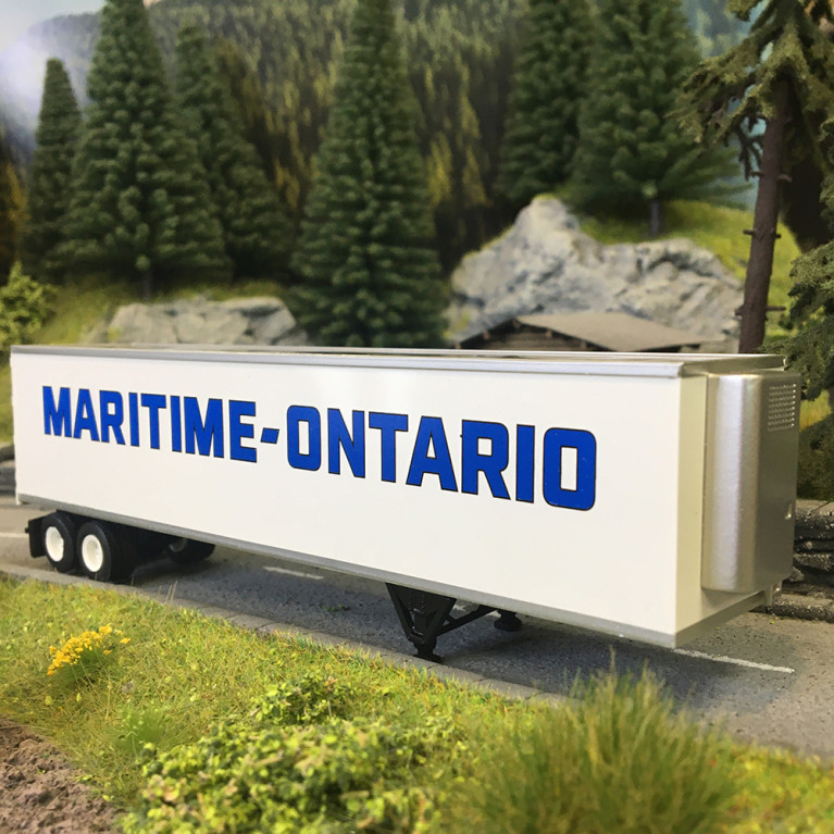 Remorque frigorifique, 2 essieux, Maritime-Ontario - BREKINA 55960 - HO 1/87
