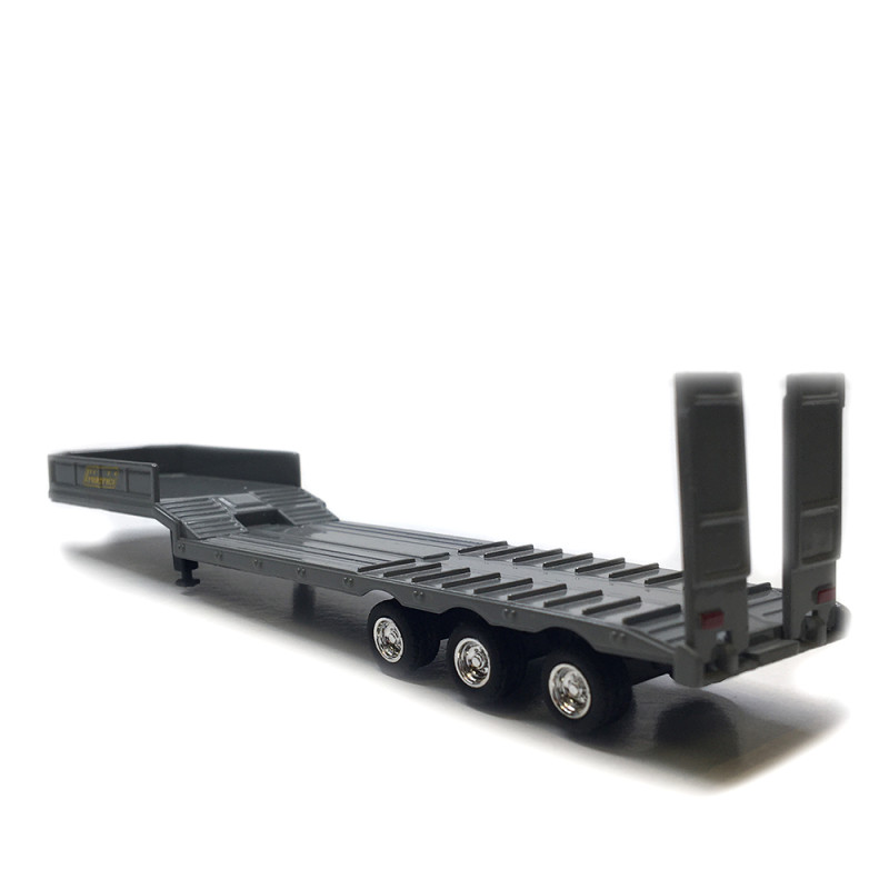 Remorque porte engins, 3 essieux, fridericl - BREKINA 55962 - HO 1/87