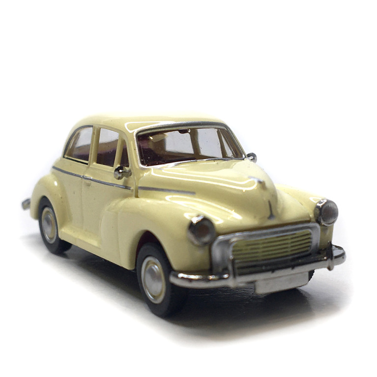 Morris Minor 1000, jaune, 1956 - BREKINA 15216 - HO 1/87