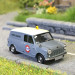 Austin Mini Van, gris, London transport, 1960 - BREKINA 15370 - HO 1/87